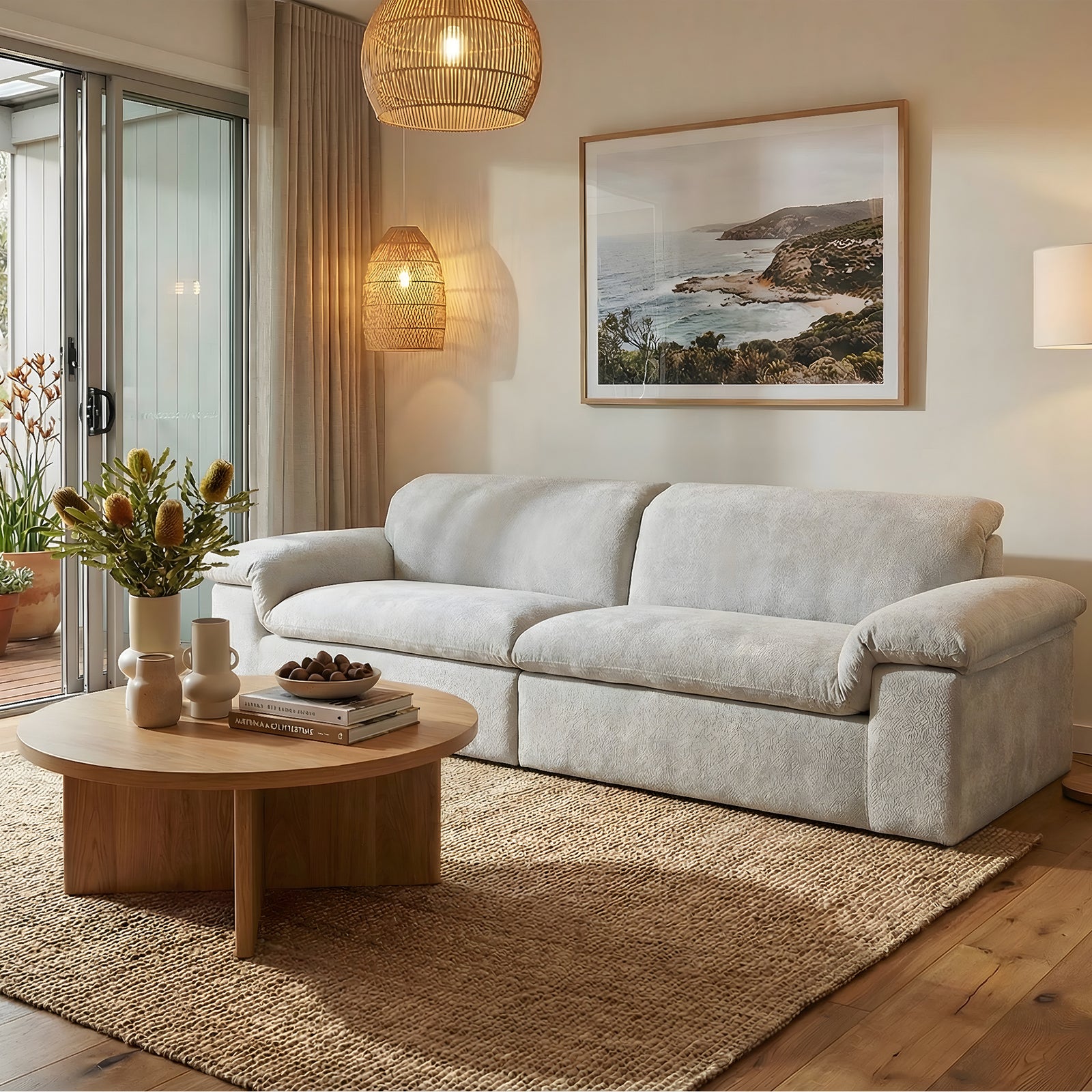 TORINO SUPPORT COMPRESSION SOFA – LIGHT GREY