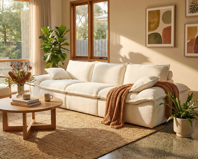COMO CLOUD COMPRESSION SOFA – IVORY